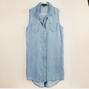 NWOT VelvetHeart chambray sleeveless dress/duster